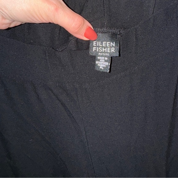 Eileen Fisher Washable Stretch Crepe Wide-Leg Pant Ankle Length dress petite - Picture 6 of 8